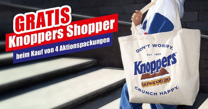 Der Knoppers Shopper: Jetzt GRATIS sichern!