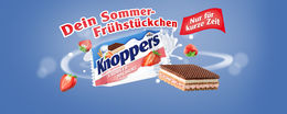 Endlich wieder da: Das Sommer-Frühstückchen Knoppers Erdbeer-Joghurt