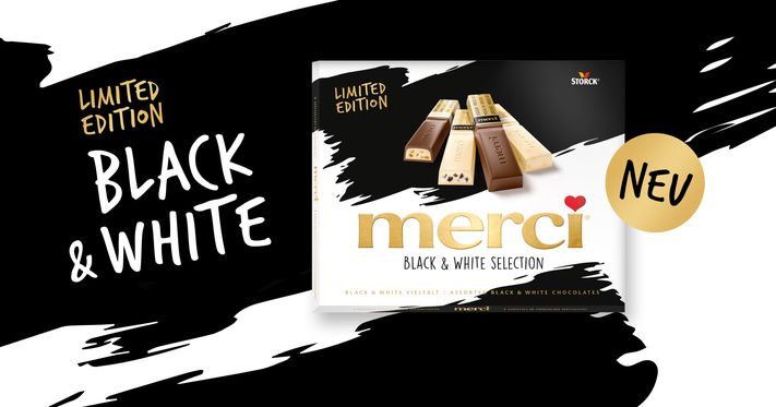 Neu und nur für kurze Zeit: die Black & White Selection von merci!