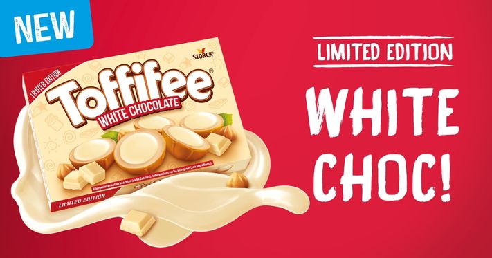 Toffifee-Premiere im Herbst 2022: Die neue Limited Edition „Toffifee White Chocolate“