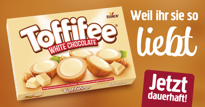 Toffifee White Chocolate: AB JETZT! (UN)LIMITED!