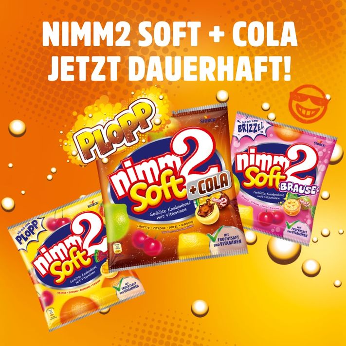 nimm2 soft +Cola – Jetzt dauerhaft im Sortiment!