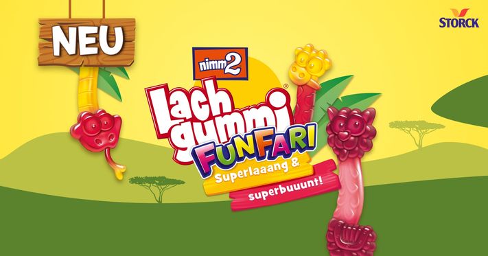nimm2 Lachgummi: Mit Funfari wird's jetzt superlaaang und superbuuunt!